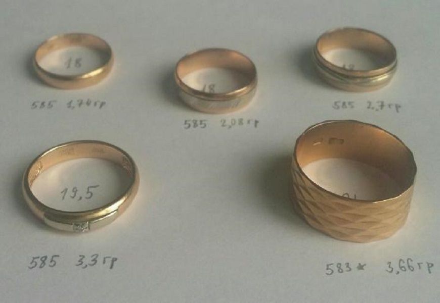 Важные отличия 385 пробы от 585