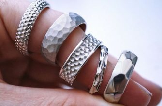 Кольца из платины и серебра